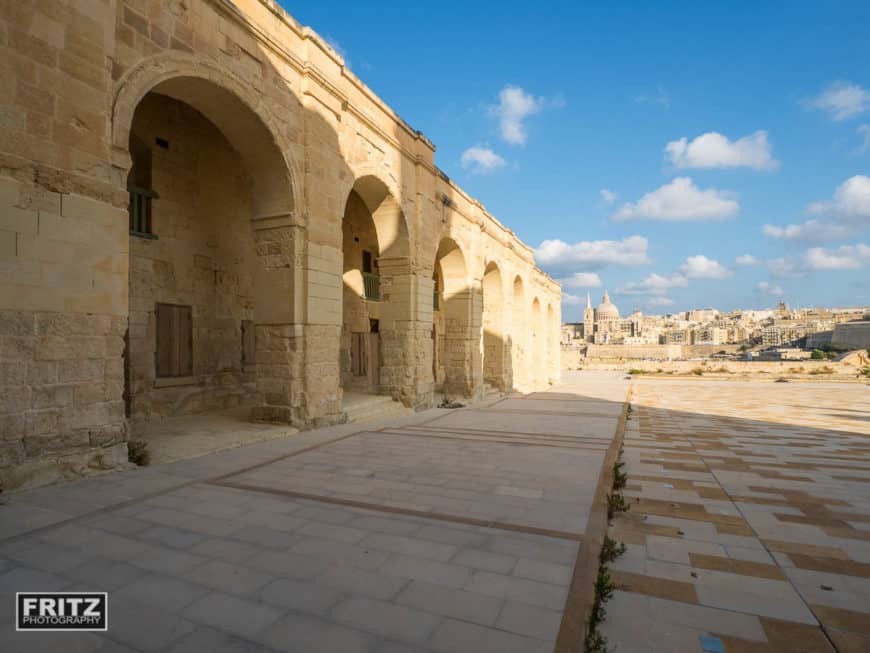 Interior view of Fort Manoel Malta